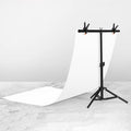 70x75cm T-Shape Photo Studio Background Support Stand Backdrop Crossbar Bracket Kit with Clips, No Backdrop, 70x75cm