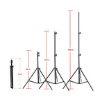50x70cm Single Light Softbox + 2m Photography Lighting Tripod Mount Stand + Arm Jib Crossbar Bracket Studio Flash Light Set