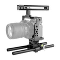 YELANGU C15 YLG0711A Video Camera Cage Stabilizer with Handle & Rail Rod for Nikon Z6 / Z7, YLG0711A