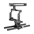 YELANGU C15 YLG0711A Video Camera Cage Stabilizer with Handle & Rail Rod for Nikon Z6 / Z7, YLG0711A