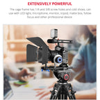 YELANGU C15-B YLG0711A-A Video Camera Cage Stabilizer with Handle for Nikon Z6 / Z7, YLG0711A-A
