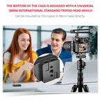 YELANGU C15-B YLG0711A-A Video Camera Cage Stabilizer with Handle for Nikon Z6 / Z7, YLG0711A-A