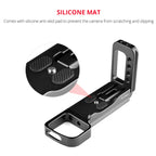 YELANGU YLG0715A 1/4 inch Vertical Shoot Quick Release L Plate Bracket Base Holder for Sony A6300 / A6000 / A6100 / A6400 / A6500, For Sony A6300