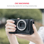 YELANGU YLG0715A 1/4 inch Vertical Shoot Quick Release L Plate Bracket Base Holder for Sony A6300 / A6000 / A6100 / A6400 / A6500, For Sony A6300