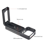 YELANGU CL6 YLG0712A Vertical Shoot Quick Release L Plate Bracket Base Holder for Sony A9 (ILCE-9) / A7 III/ A7R III, For Sony A9