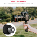 YELANGU PC08 YLG0117A Handheld Grip Holder Bracket with Mobile Phone Metal Clamp, Bracket