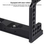Video Camera Cage Stabilizer for Sony A7 III (A7M3) / A7R3 (A7R III), For Sony A7 III