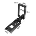 1/4 inch  Vertical Shoot Quick Release L Plate Bracket Base Holder for Nikon Z6 / Z7, For Nikon Z6 / Z7