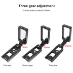 1/4 inch  Vertical Shoot Quick Release L Plate Bracket Base Holder for Nikon Z6 / Z7, For Nikon Z6 / Z7