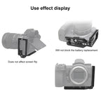 1/4 inch  Vertical Shoot Quick Release L Plate Bracket Base Holder for Nikon Z6 / Z7, For Nikon Z6 / Z7