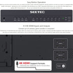 SEETEC ATEM156 1920x1080 15.6 inch IPS Screen HDMI 4K HD Live Broadcast Camera Field Monitor, Support Four Screen Split, ATEM156