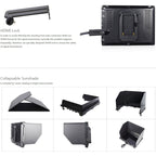 FEELWORLD FW759 1280x800 7 inch IPS Screen Ultra-thin HD Camera Field Monitor, FW759
