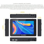 FEELWORLD LUT7 1920x1200 2200 nits 7 inch IPS Screen HDMI 4K Touch Screen Camera Field Monitor, LUT7
