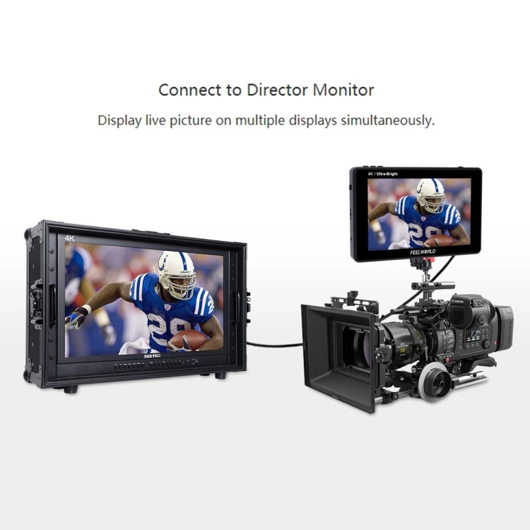 FEELWORLD LUT7S 1920x1200 2200 nits 7 inch IPS Screen HDMI 4K Touch Screen Camera Field Monitor, LUT7S
