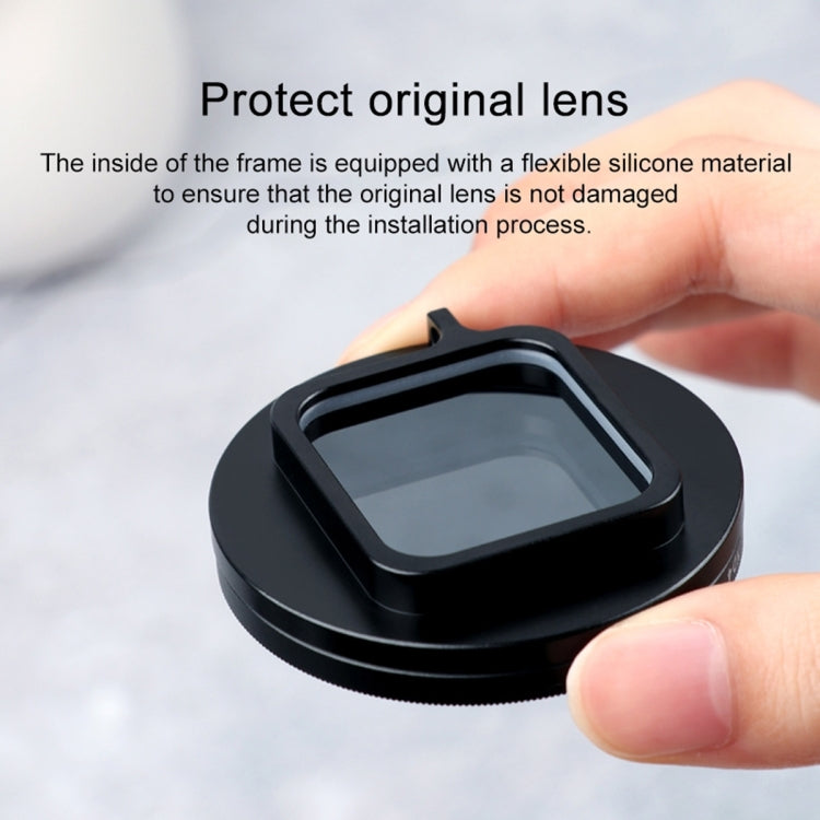 RUIGPRO for GoPro HERO10 Black / HERO9 Black Professional 52mm CPL Lens Filter with Filter Adapter Ring & Lens Cap