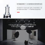 TRIOPO Oubao 1.9m Portable Studio Light Metal Tripod, 1.9m Height