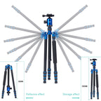 TRIOPO Oubao A-688 Adjustable Portable  Aluminum Alloy Tripod with Ball Head for SLR Camera, A-688