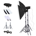 TRIOPO Oubao TTR400W 60x90cm Studio Softbox + Tripod Mount + 2x E27 150W Light Bulb Photography Lighting Tow Piece Set, TTR400W