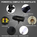 TRIOPO Oubao TTR400W 60x90cm Studio Softbox + Tripod Mount + 2x E27 150W Light Bulb Photography Lighting Tow Piece Set, TTR400W