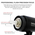 TRIOPO Oubao TTR600W Studio Flash with E27 150W Light Bulb