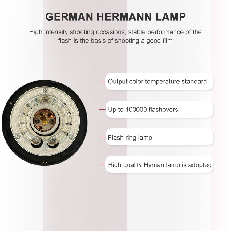 TRIOPO Oubao TTR600W Studio Flash with E27 150W Light Bulb