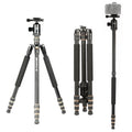 TRIOPO 554 Adjustable Portable  Aluminum Alloy Tripod with D-2A Ball Head for SLR Camera, 554