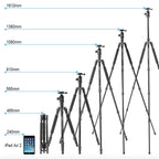 TRIOPO 554 Adjustable Portable  Aluminum Alloy Tripod with D-2A Ball Head for SLR Camera, 554