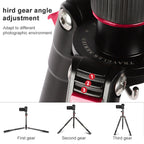 TRIOPO 888 Adjustable Portable Carbon Fiber Tripod with Q-2 Ball Head for SLR Camera, Pipe diameter: 28cm, 888