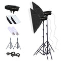 TRIOPO Oubao TTR600W 70x100cm Studio Softbox + Tripod Mount + 2x E27 150W Light Bulb Photography Lighting Tow Piece Set, TTR600W