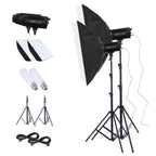 TRIOPO Oubao TTR600W 70x100cm Studio Softbox + Tripod Mount + 2x E27 150W Light Bulb Photography Lighting Tow Piece Set, TTR600W