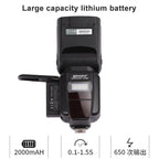 Triopo TR-666 2000mAh 2.4G Wireless Dual TTL Mode Flash Speedlite for Canon / Nikon DSLR Cameras, TR-666