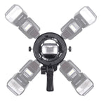 TRIOPO TR-05 Flash Holder Multi-function Camera Universal S-type Holder Accessories Transfer Interface, TRIOPO TR-05