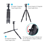 TRIOPO Oubao A-608S  Adjustable Portable  Aluminum Alloy Tripod with Ball Head for SLR Camera, -608S