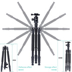 TRIOPO Oubao A-608S  Adjustable Portable  Aluminum Alloy Tripod with Ball Head for SLR Camera, -608S