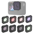 JSR KB Series STAR+MCUV+NIGHT+Diving Red+Diving Pink+ND8+ND16+ND32 Lens Filter for GoPro HERO13 Black /12 Black /11 Black /10 Black /9 Black, 8-in-1