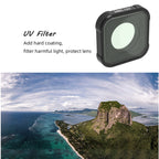 JSR KB Series STAR+MCUV+NIGHT+Diving Red+Diving Pink+ND8+ND16+ND32 Lens Filter for GoPro HERO13 Black /12 Black /11 Black /10 Black /9 Black, 8-in-1