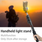 BEXIN P-264L Portable Outdoor Photography Camera Aluminum Alloy Hand-held Lamp Stand Monopod, P-264L