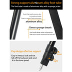 BEXIN P-264L Portable Outdoor Photography Camera Aluminum Alloy Hand-held Lamp Stand Monopod, P-264L