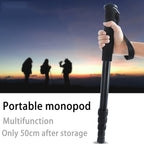 BEXIN P285-A Portable Travel Outdoor DSLR Camera Aluminum Alloy Monopod Holder, P285-A