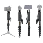 BEXIN P306C Portable Travel Outdoor DSLR Camera Carbon Fiber Monopod Holder, P306C