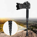 BEXIN P308C Portable Travel Outdoor DSLR Camera Aluminum Alloy Monopod Holder, P308C