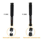 BEXIN P308D Portable Travel Outdoor DSLR Camera Aluminum Alloy Monopod Holder, P308D