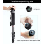BEXIN MCS285 Portable Travel Outdoor DSLR Camera Carbon Fiber Monopod Holder, MCS285