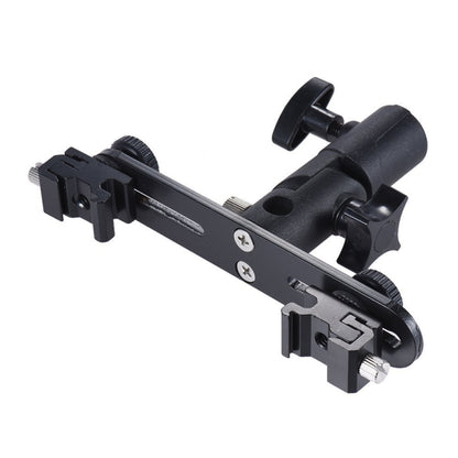 Double Hot Shoe Flash Stand Bracket, Double Hot Bracket