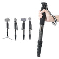 BEXIN P285-C Portable Travel Outdoor DSLR Camera Carbon Fiber Monopod Holder, P285-C
