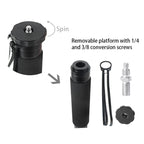 BEXIN P285-C Portable Travel Outdoor DSLR Camera Carbon Fiber Monopod Holder, P285-C