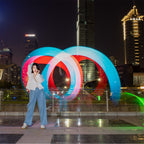 LUXCeO P7RGB Pro Colorful Photo LED Stick Video Light APP Control Adjustable Color Temperature Waterproof Handheld LED Fill Light with Remote Control, P7RGB Pro