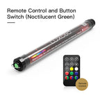 LUXCeO P7RGB Colorful Photo LED Stick Video Light APP Control Adjustable Color Temperature Waterproof Handheld LED Fill Light with Remote Control, P7RGB