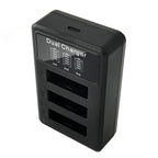 For Sony NP-BX1 LCD Display USB Triple Charger with USB Cable, For Sony NP-BX1 (3 Channel)