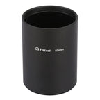 FITTEST 55mm Thread Type Straight Tube Full Metal Lens Hood Shade for Medium Telephoto Lens, 55mm